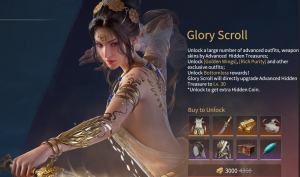 BATTLEPASS GLORY SCROLL 3000 GOLD NARAKA: BLADEPOINT